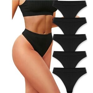 High Waisted Thong Underwear